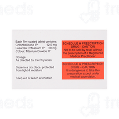 Ctd L 25/12.5 MG Tablet 10