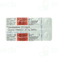 Ctd L 25/12.5 MG Tablet 10