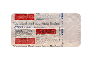 Ctd L 6.25/25 Tablet 10