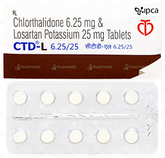 Ctd L 6.25/25 Tablet 10