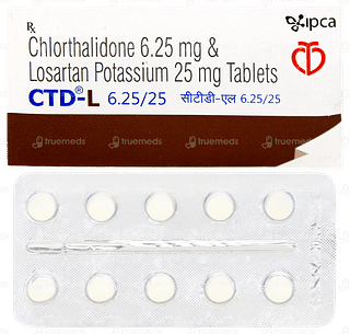 Ctd L 6.25/25 Tablet 10