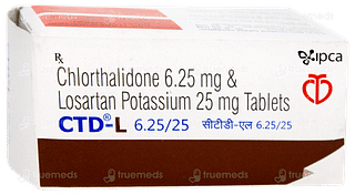 Ctd L 6.25/25 Tablet 10