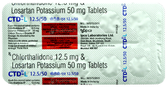 Ctd L 12.5/50 Tablet 10 Ctd L 12.5/50 Tablet 10