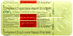 Ctd L 6.25/50 Tablet 10