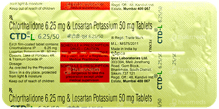 Ctd L 6.25/50 Tablet 10