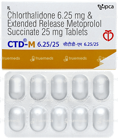 Ctd M 6.25/25 Tablet 10