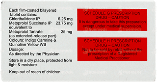 Ctd M 6.25/25 Tablet 10