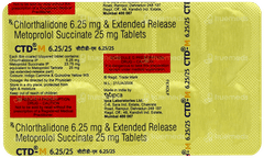 Ctd M 6.25/25 Tablet 10