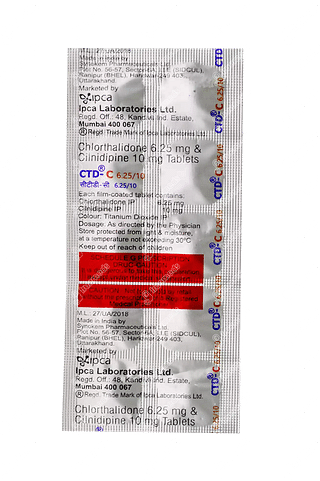 Ctd C 10/6.25 MG Tablet 10