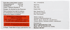 Ctd C 6.25/10 Tablet 10 Ctd C 6.25/10 Tablet 10