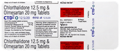 Ctd O 12.5/20 Tablet 10 Ctd O 12.5/20 Tablet 10