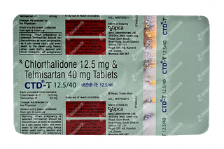 Ctd T 40/12.5 MG Tablet 15