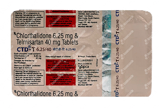 Ctd T 40/6.25 MG Tablet 15