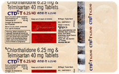 Ctd T 6.25/40 Tablet 15
