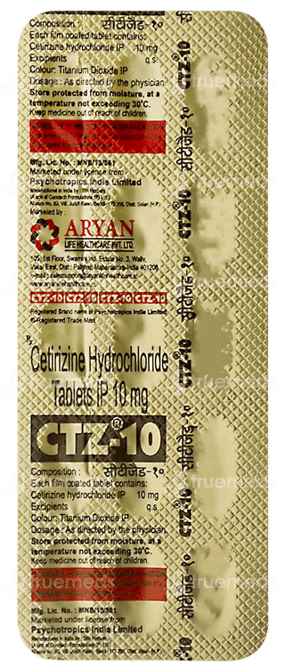 Ctz 10 (psychotropics) Tablet 15