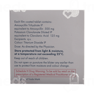 Curam 500/125 MG Tablet 10