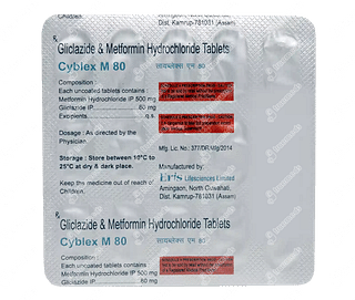Cyblex M 80/500 MG Tablet 15