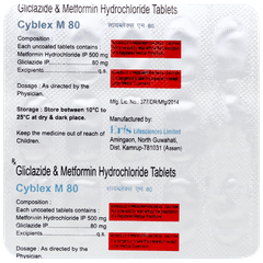 Cyblex M 80 Tablet 15 Cyblex M 80 Tablet 15