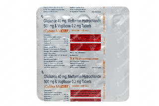 Cyblex Mv 0.2/500/40 MG Tablet 15