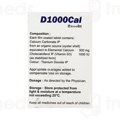 D 1000 Cal Tablet 10
