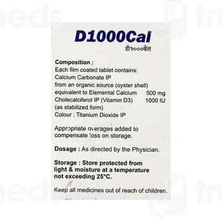 D 1000 Cal Tablet 10