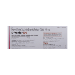 D-venlor 100 MG Tablet 10