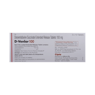D-venlor 100 MG Tablet 10