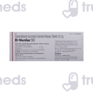 D-venlor 50 MG Tablet 10