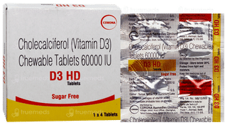 D3 Hd Sugar Free Chewable Tablet 4