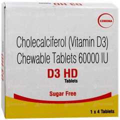 D3 Hd Sugar Free Chewable Tablet 4