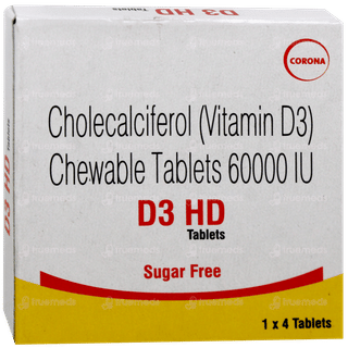 D3 Hd Sugar Free Chewable Tablet 4