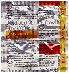 D3 Hd Sugar Free Chewable Tablet 4