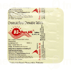 D3 More 60K Chewable Tablet 4