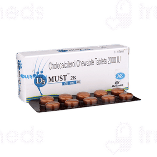 D3 Must 2k Chewable Tablet 10