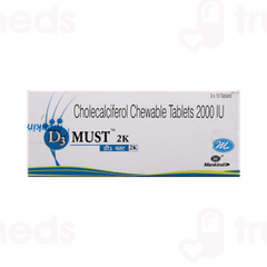 D3 Must 2k Chewable Tablet 10