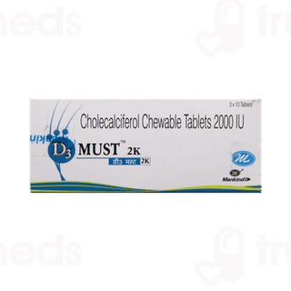 D3 Must 2k Chewable Tablet 10