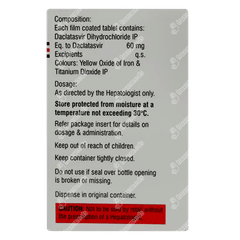 Daclacure 60 Tablet 28 Daclacure 60 Tablet 28