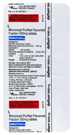Daflon 500mg Tablet 10