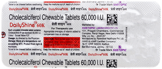 Daily Shine 60k Orange Flavour Sugar Free Chewable Tablet 8