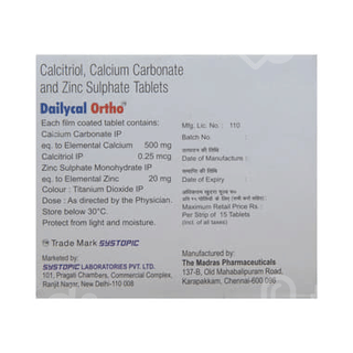 Dailycal Ortho Tablet 15