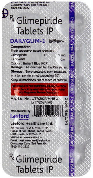 Dailyglim 1 Tablet 10