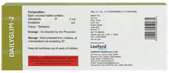 Dailyglim 2 Tablet 10 Dailyglim 2 Tablet 10