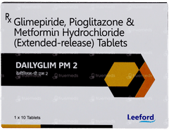 Dailyglim Pm 2 Tablet 10 Dailyglim Pm 2 Tablet 10