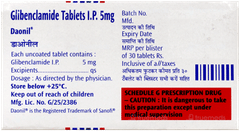 Daonil Tablet 30 Daonil Tablet 30