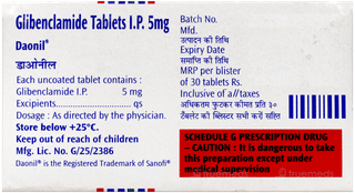 Daonil Tablet 30