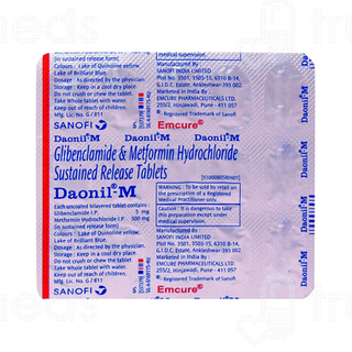Daonil M Tablet 15