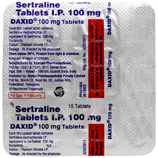 Daxid 100 MG Tablet 15