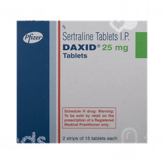 Daxid 25 MG Tablet 15