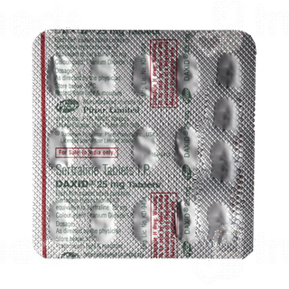 Daxid 25 MG Tablet 15