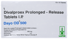 Dayo Od 500 Tablet 10 Dayo Od 500 Tablet 10